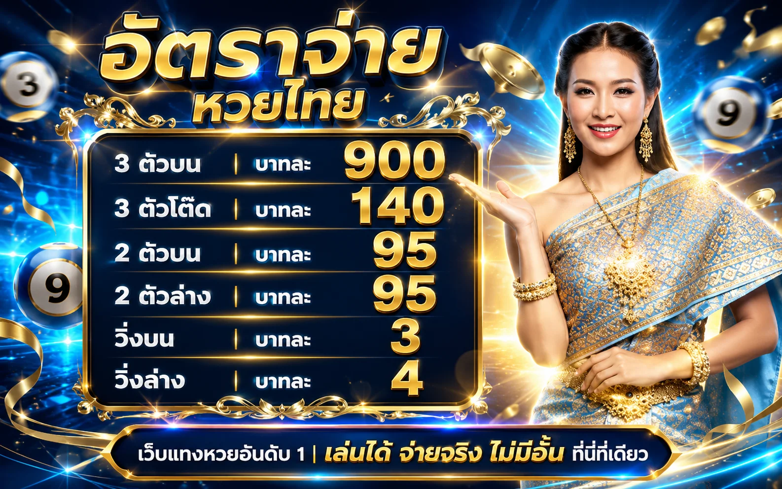 หน้าเว็บหวยออนไลน์ SHOW96 พร้อมประเภทหวยและตารางออกผล